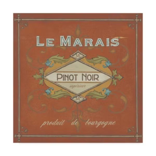 June Erica Vess 'Vintage Wine Labels Ii' Canvas Art, 18x18, Trademark Fine Art, Mfr#: WAG04255-C1818GG